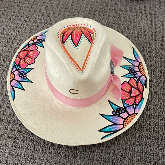 Custom painted cowboy hat - Picture 2 of 5